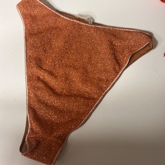 Oseree Sparkling Orange Bikini Bottom - Picture 2 of 2